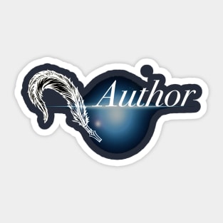 Author Blue Sticker